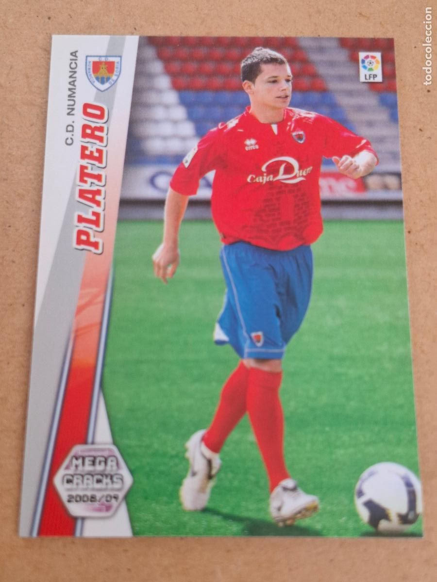 Cromos de f&uacute;tbol: MEGACRACKS 2008 2009 08 09 - PANINI - 216 PLATERO - CD. NUMANCIA