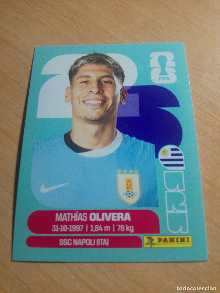 Cromos de f&uacute;tbol: URU 7 OLIVERA URUGUAY MUNDIAL FIFA WORLD CUP 2026 26 PANINI STICKERS NUEVO