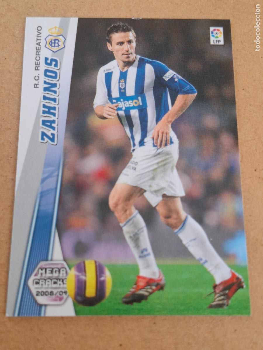 Cromos de f&uacute;tbol: MEGACRACKS 2008 2009 08 09 - PANINI - 265 ZAHINOS - R.C. RECREATIVO
