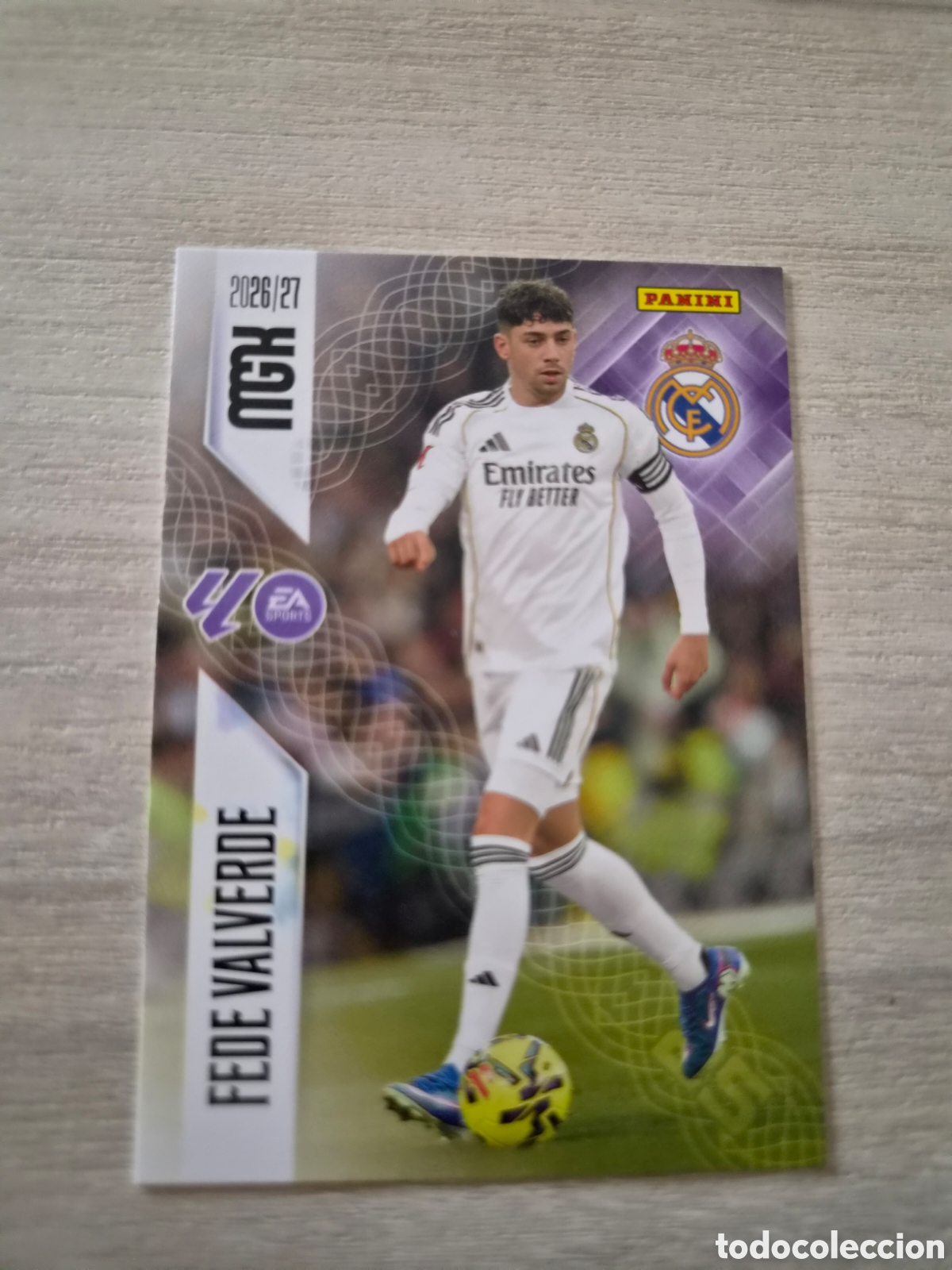 Cromos de f&uacute;tbol: N&deg;226 Real Madrid Fede Valverde Megacracks 26/27