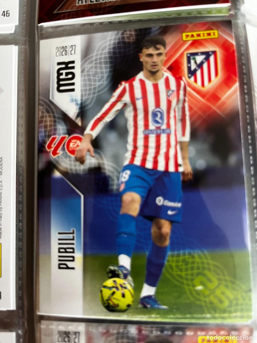 Cromos de f&uacute;tbol: MEGACRACKS MGK 2026 2027 26 27 PANINI N&ordm; 60 PUBILL ATLETICO DE MADRID
