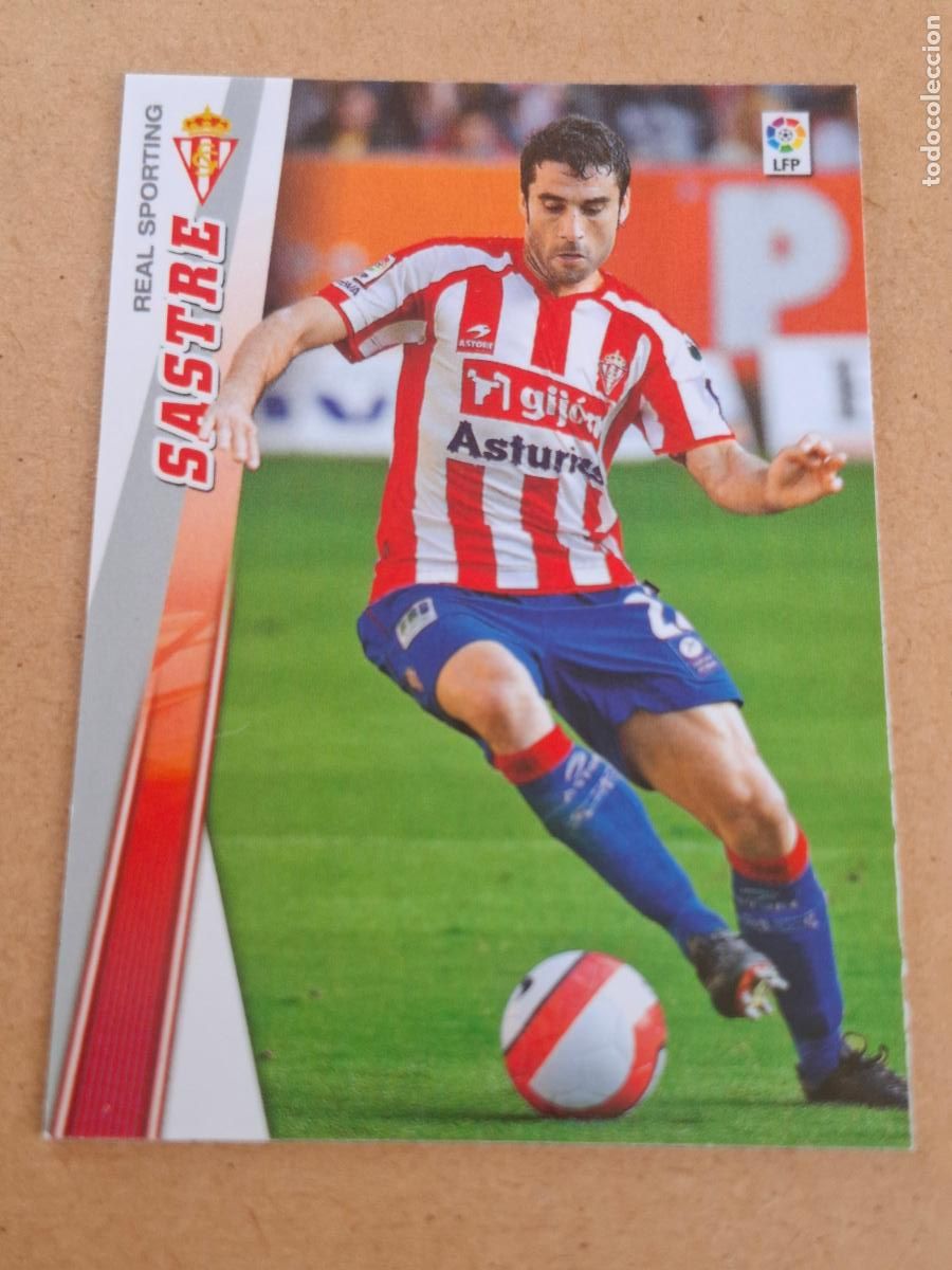 Cromos de f&uacute;tbol: MEGACRACKS 2008 2009 08 09 - PANINI - 291 SASTRE ( ERROR SIN LOGO ) - SPORTING GIJ&Oacute;N