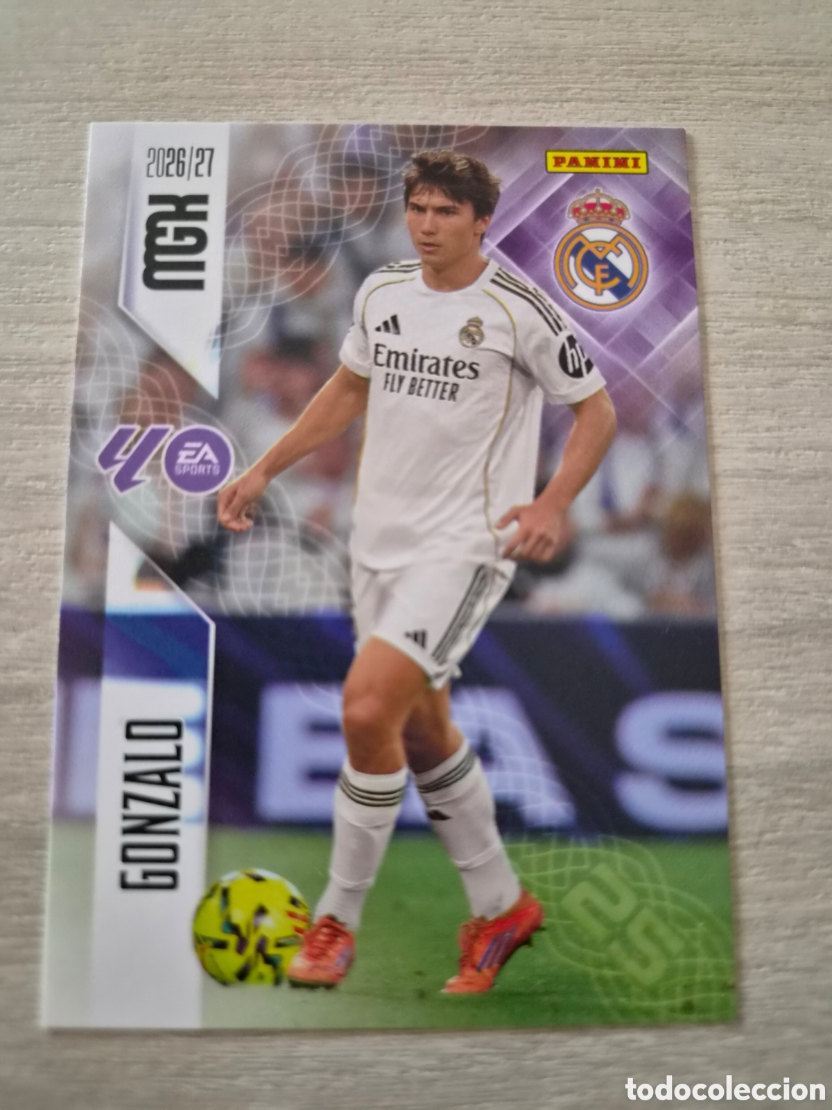 Cromos de f&uacute;tbol: N&deg;233 Real Madrid Gonzalo Megacracks 26/27