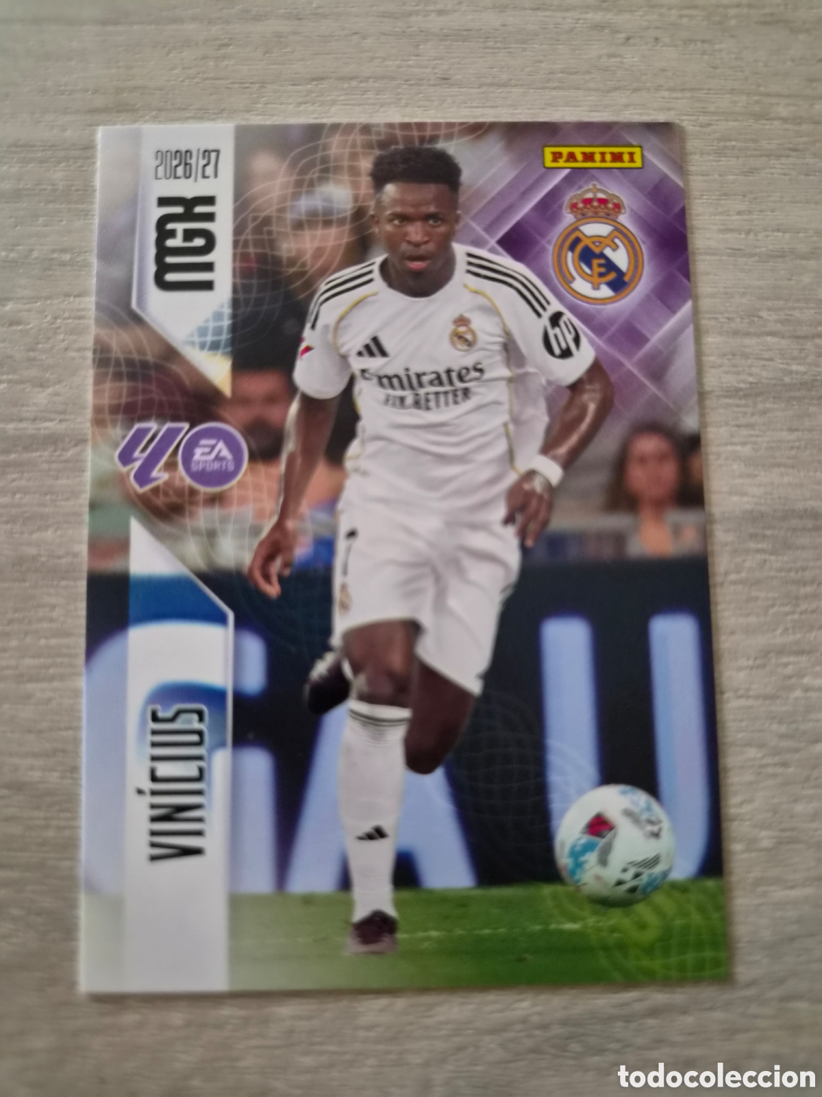 Cromos de f&uacute;tbol: N&deg;234 Real Madrid Vinicius Megacracks 26/27