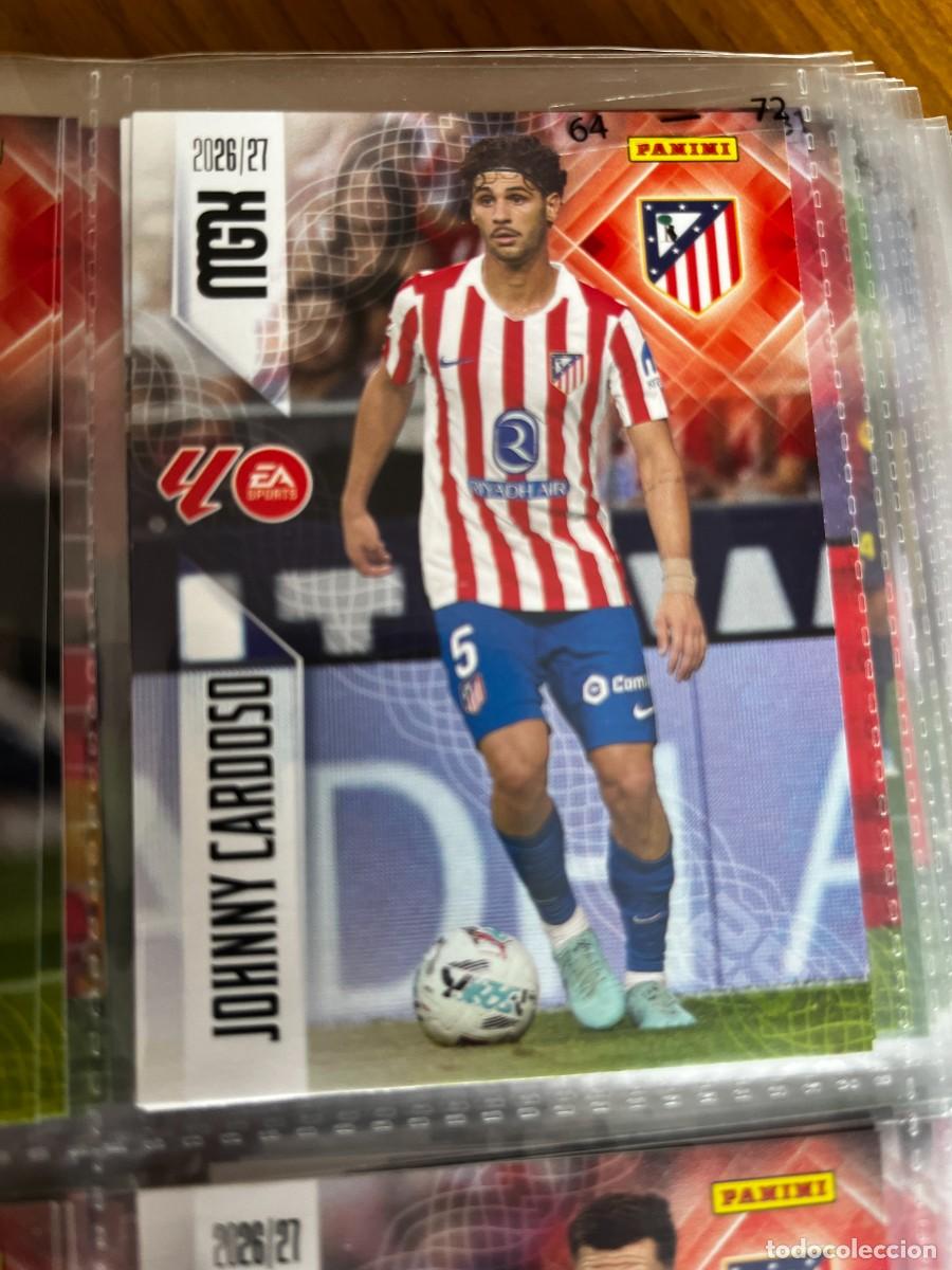 Fu&szlig;ball-Sticker: MEGACRACKS MGK 2026 2027 26 27 PANINI N&ordm; 66 JOHNNY CARDOSO ATLETICO DE MADRID