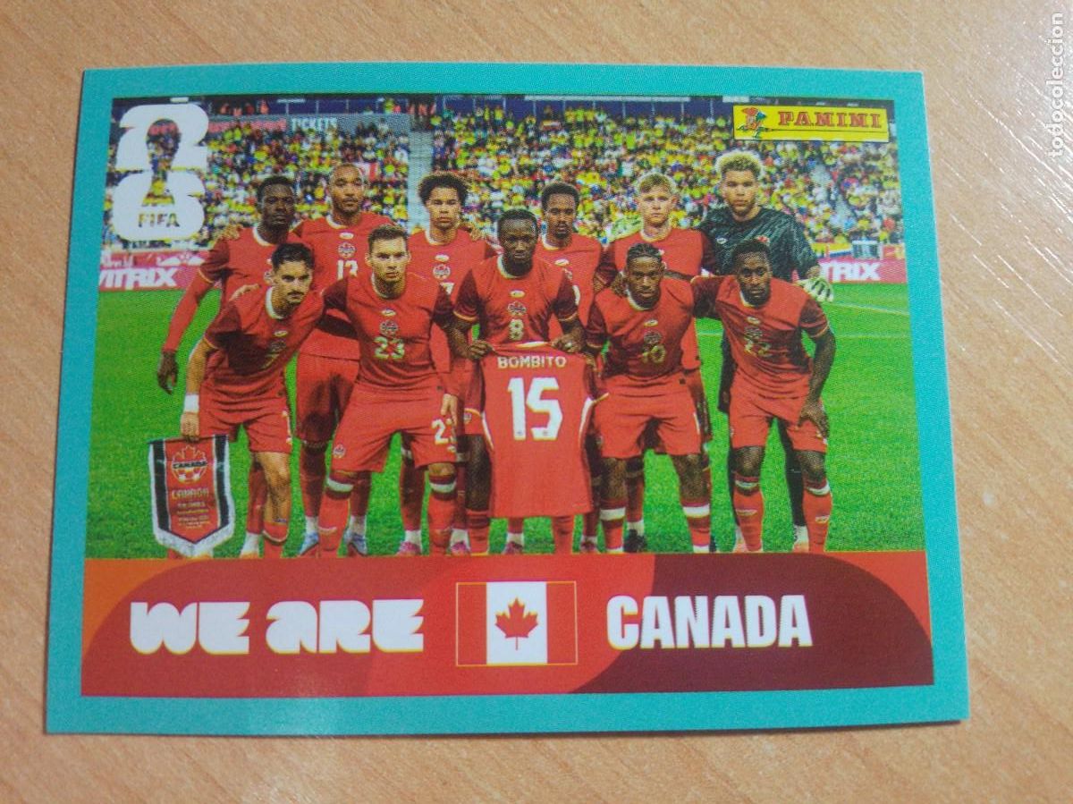Fu&szlig;ball-Sticker: SELECCION DE CANADA CAN 13 MUNDIAL FIFA WORLD CUP 2026 26 PANINI STICKERS NUEVO