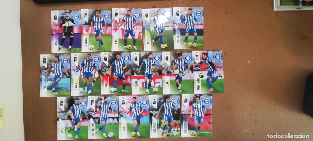 Football Stickers: MEGACRACKS 26/27 LOTE DE 16 CARTAS DEL ALAVES # PANINI