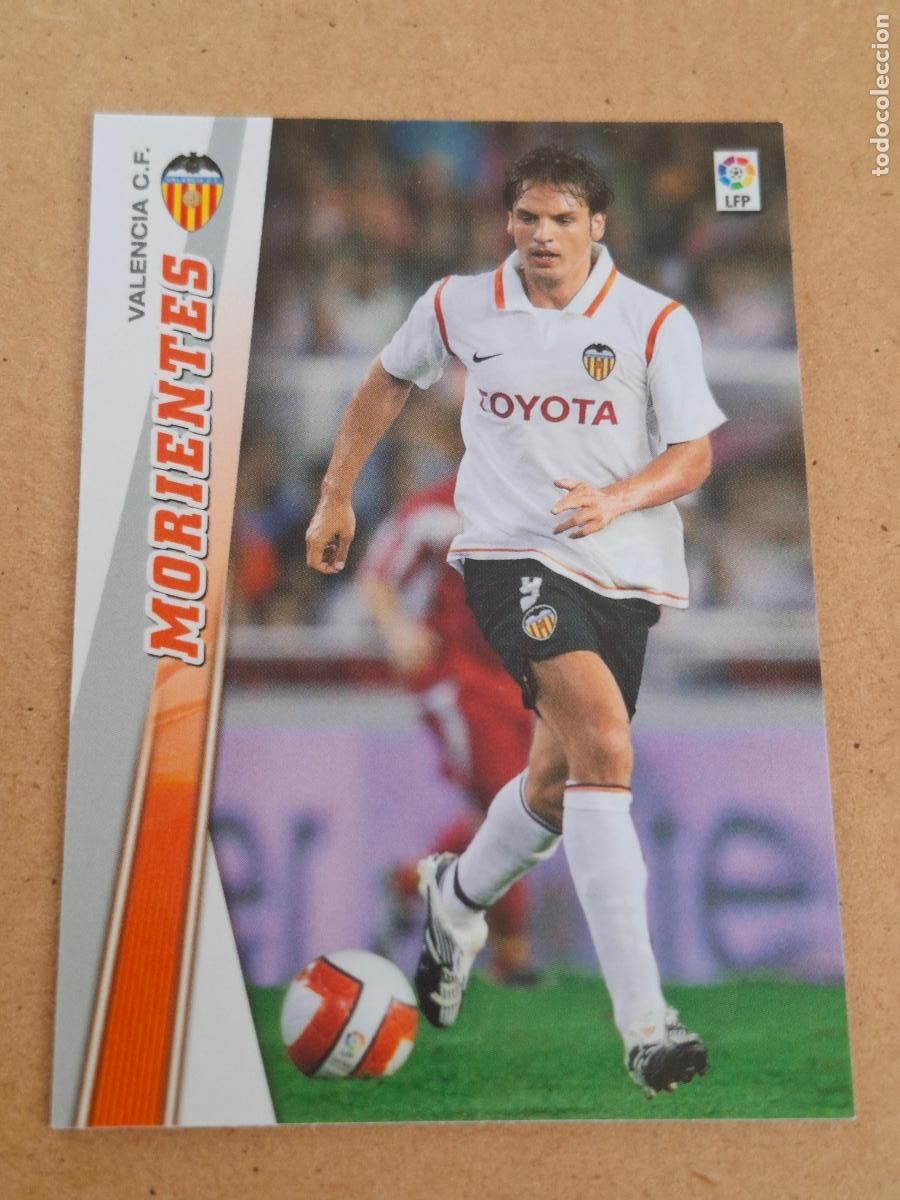 Fu&szlig;ball-Sticker: MEGACRACKS 2008 2009 08 09 - PANINI - 324 MORIENTES ( ERROR SIN LOGO ) - VALENCIA CF