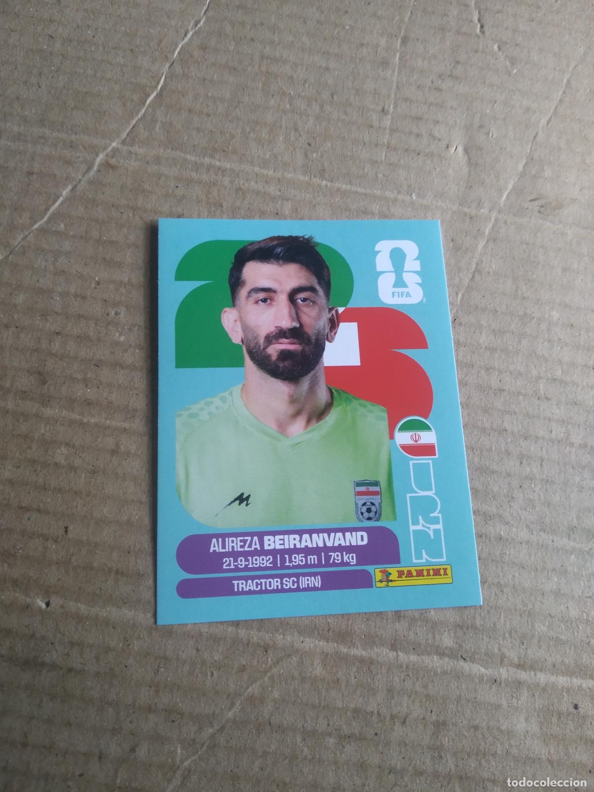 Cromos de Futebol: IRN 2 ALIREZA BEIRANVAND IRAN CROMO FUTBOL PANINI MUNDIAL 2026 WORLD CUP COPA MUNDO
