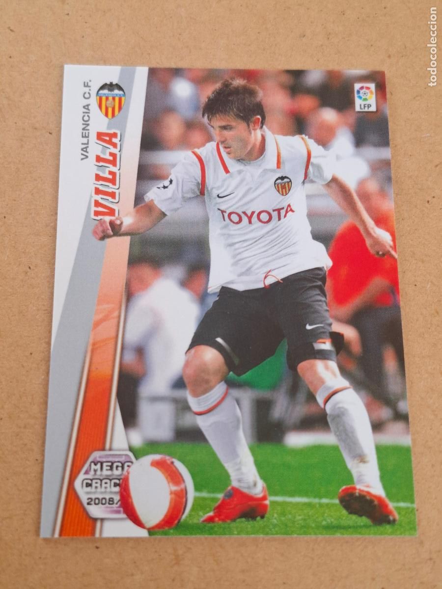 Cromos de Futebol: MEGACRACKS 2008 2009 08 09 - PANINI - 323 VILLA - VALENCIA CF