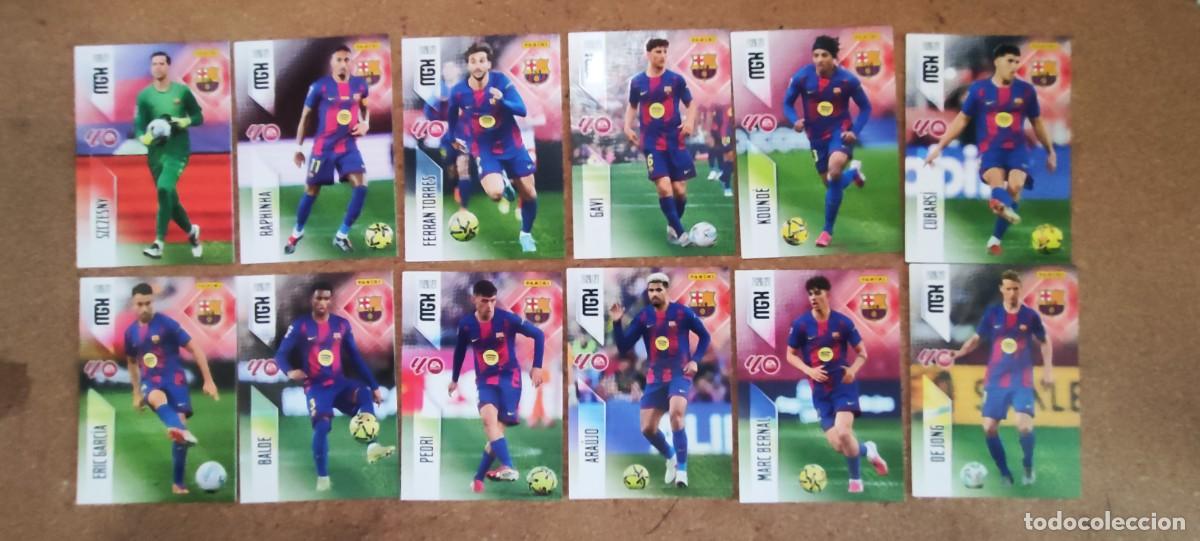 Football Stickers: MEGACRACKS 26/27 LOTE DE 12 CARTAS DEL FC BARCELONA # PANINI