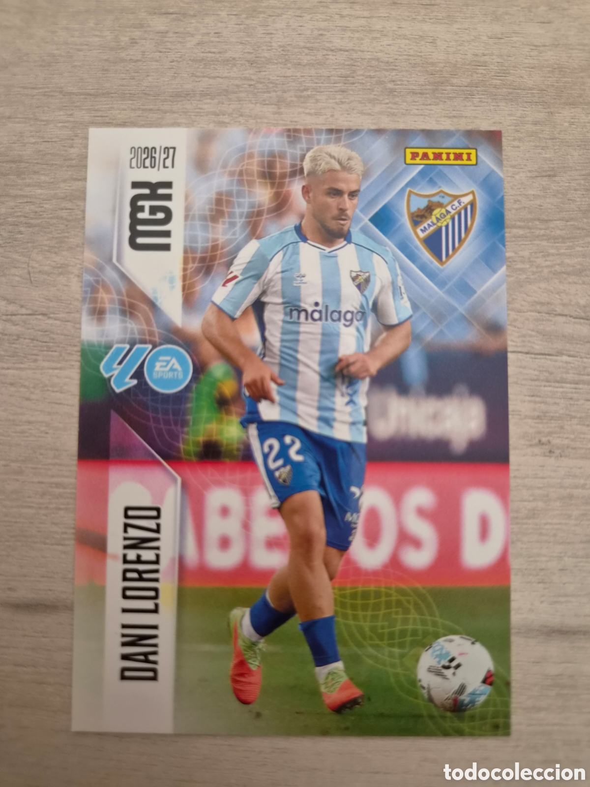 Figurine di Calcio: N&deg;245 Malaga Dani Lorenzo Megacracks 26/27