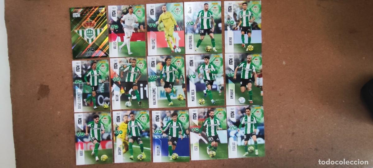 Cromos de f&uacute;tbol: MEGACRACKS 26/27 LOTE DE 15 CARTAS DEL REAL BETIS # PANINI
