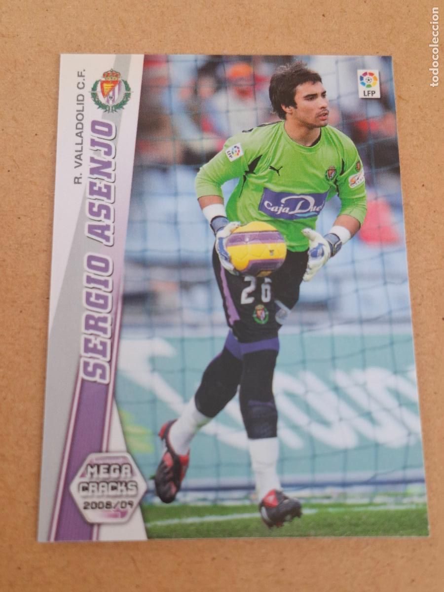 Cromos de f&uacute;tbol: MEGACRACKS 2008 2009 08 09 - PANINI - 326 SERGIO ASENJO - REAL VALLADOLID