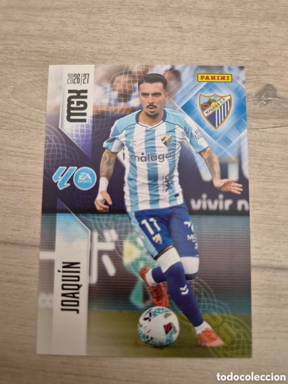 Cromos de f&uacute;tbol: N&deg;251 Malaga Joaqu&iacute;n Megacracks 26/27