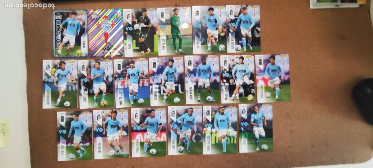 Cromos de f&uacute;tbol: MEGACRACKS 26/27 LOTE DE 19 CARTAS DEL CELTA DE VIGO # PANINI