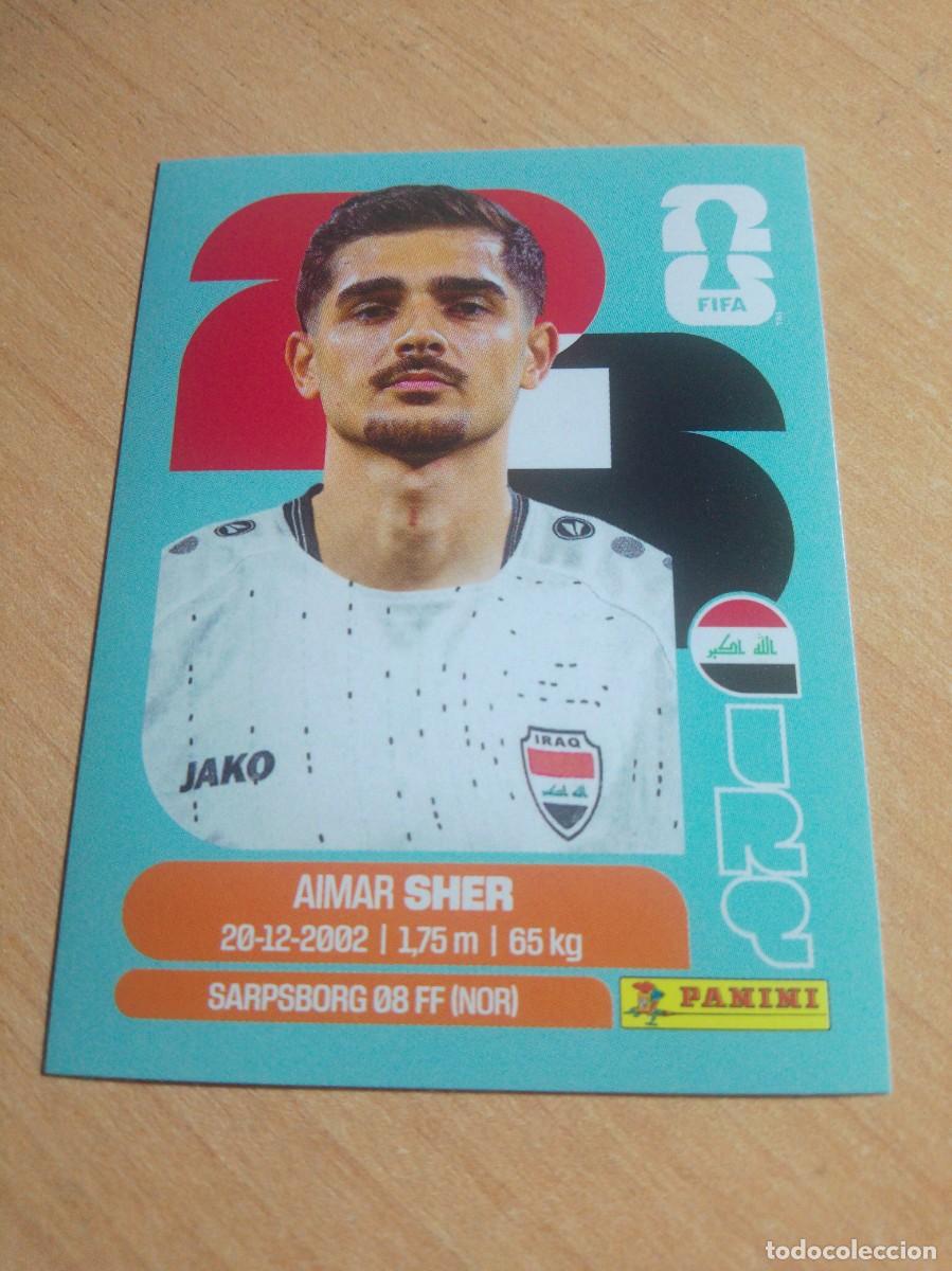 Cromos de f&uacute;tbol: IRQ 15 AIMAR SHER IRAQ MUNDIAL FIFA WORLD CUP 2026 26 PANINI STICKERS NUEVO