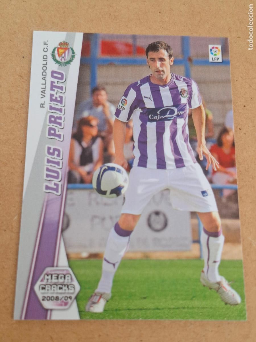 Cromos de f&uacute;tbol: MEGACRACKS 2008 2009 08 09 - PANINI - 328 LUIS PRIETO - REAL VALLADOLID