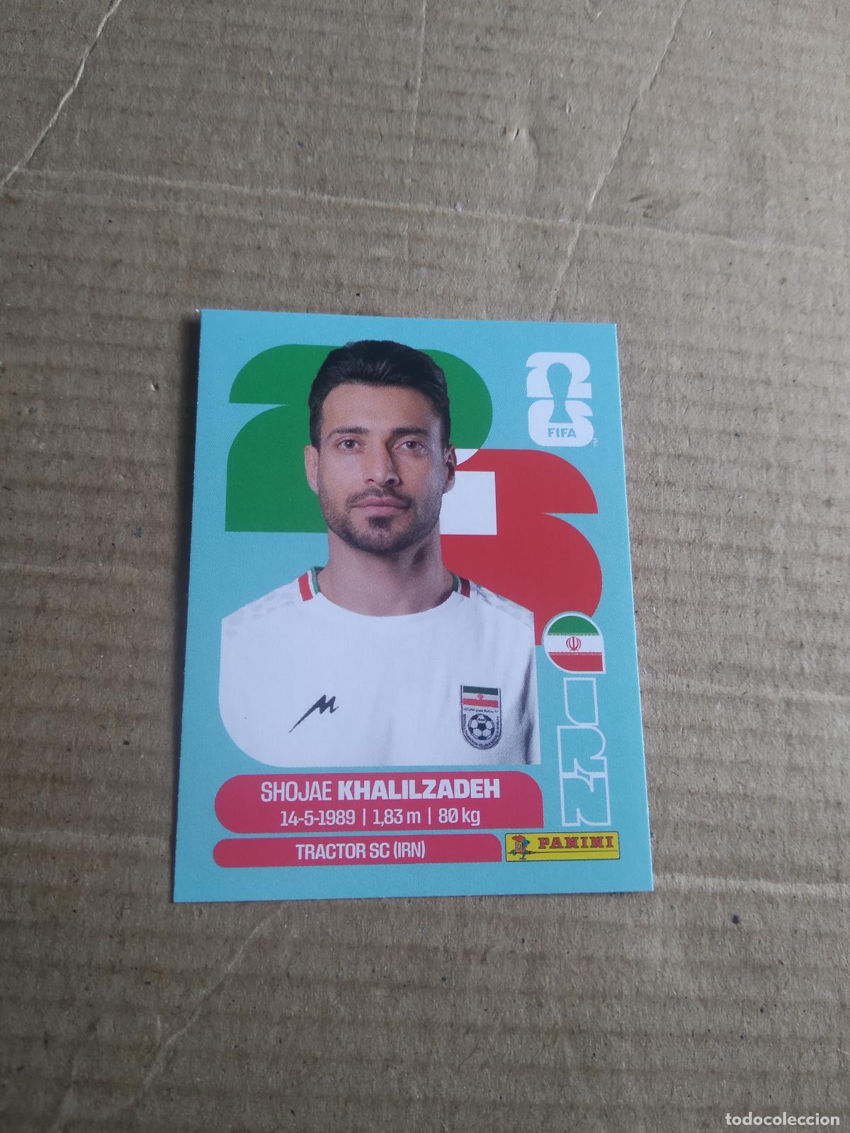 Cromos de f&uacute;tbol: IRN 6 SHOJAE KHALILZADEH IRAN CROMO FUTBOL PANINI MUNDIAL 2026 WORLD CUP COPA MUNDO