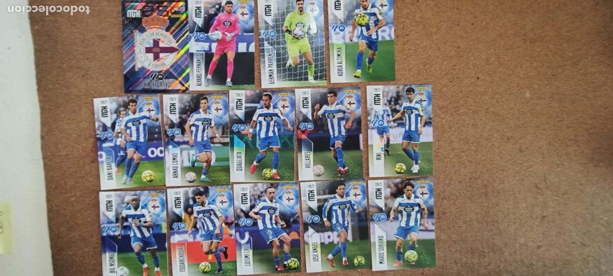 Cromos de f&uacute;tbol: MEGACRACKS 26/27 LOTE DE 14 CARTAS DEL DEPORTIVO DE LA CORU&Ntilde;A # PANINI