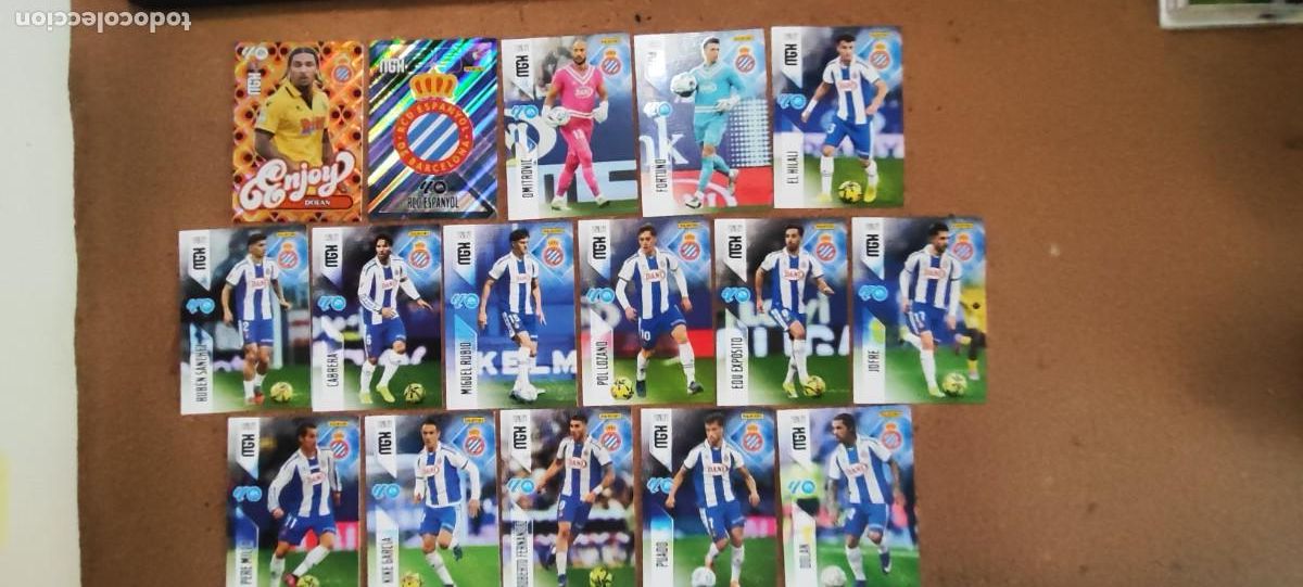Cromos de f&uacute;tbol: MEGACRACKS 26/27 LOTE DE 16 CARTAS DEL RCD ESPA&Ntilde;OL # PANINI