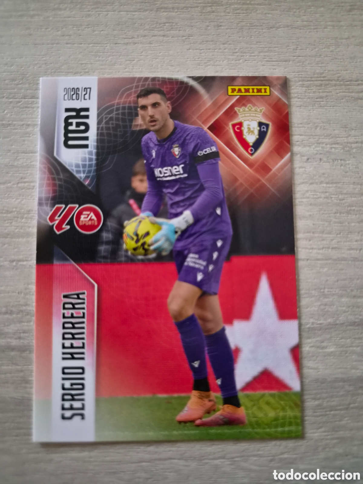 Football Stickers: N&deg;254 Osasuna Sergio Herrera Megacracks 26/27