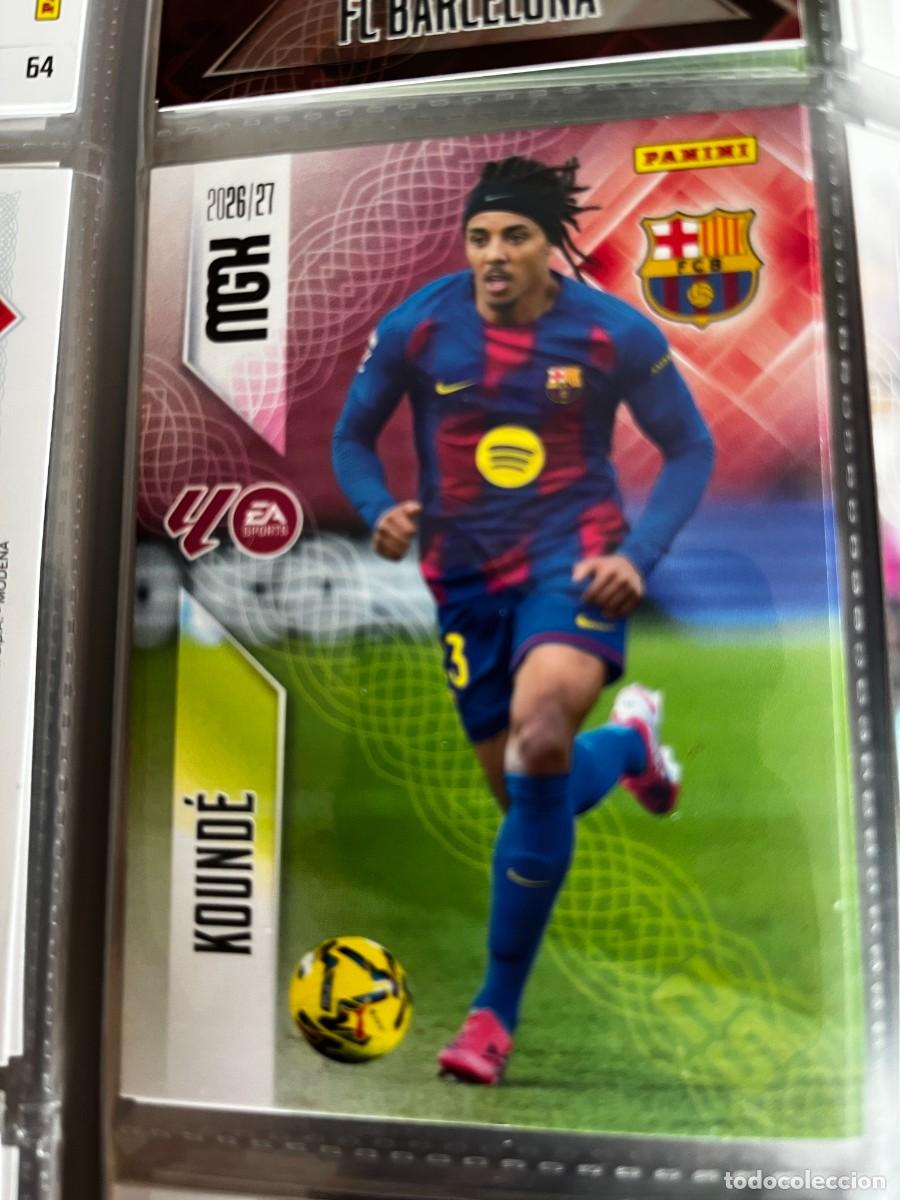 Football Stickers: MEGACRACKS MGK 2026 2027 26 27 PANINI N&ordm; N&ordm; 76 KOUNDE BARCELONA