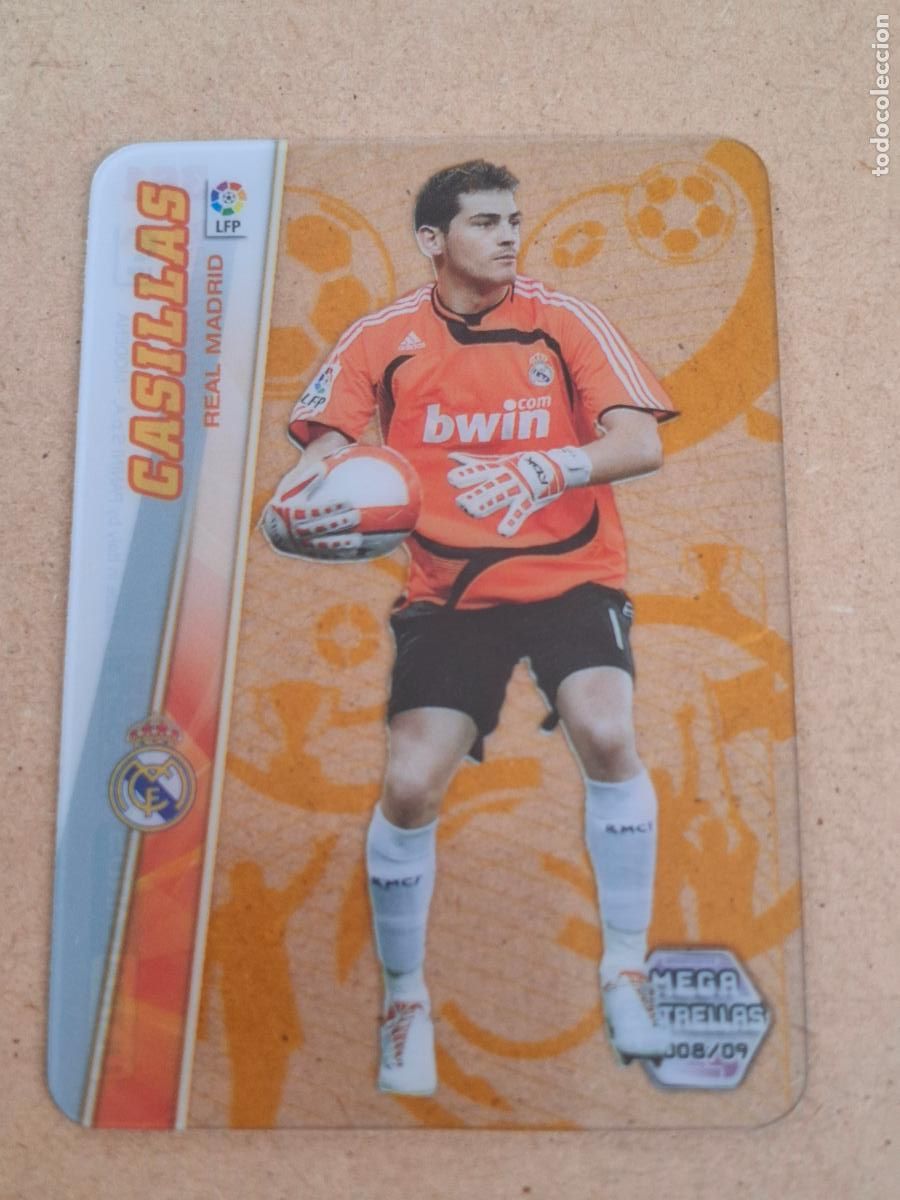 Cromos de f&uacute;tbol: MEGACRACKS 2008 2009 08 09 - PANINI - 361 CASILLAS ( ULTRA CARD ) - REAL MADRID