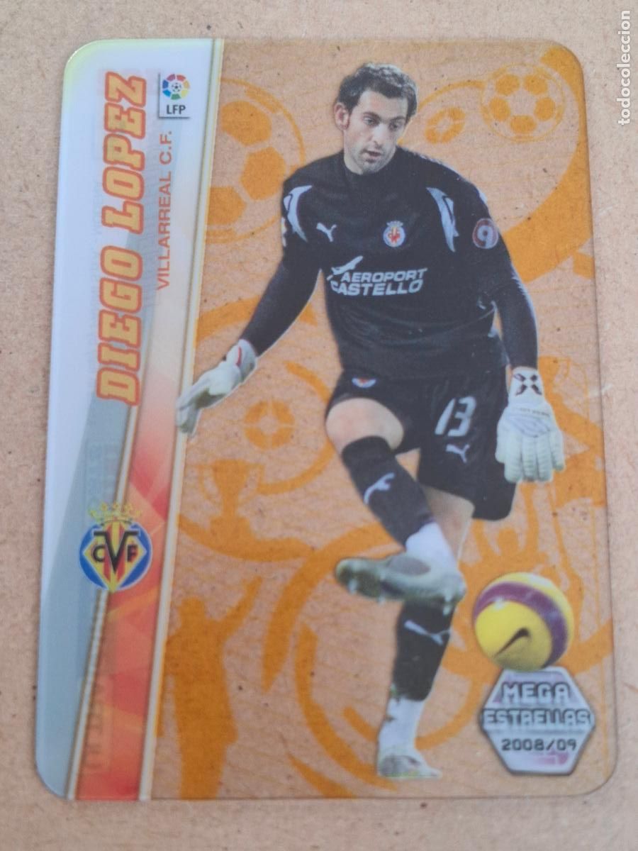 Cromos de f&uacute;tbol: MEGACRACKS 2008 2009 08 09 - PANINI - 362 DIEGO L&Oacute;PEZ ( ULTRA CARD ) - VILLARREAL CF