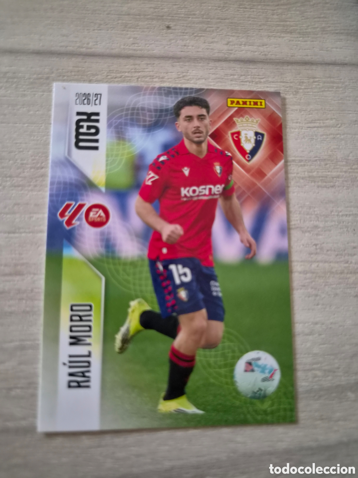 Cromos de f&uacute;tbol: N&deg;267 Osasuna Raul Moro Megacracks 26/27