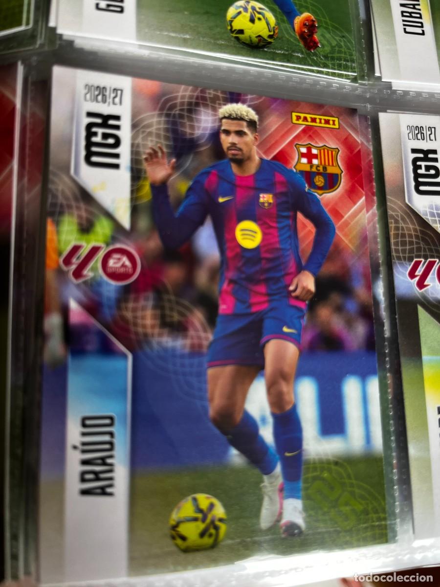 Cromos de f&uacute;tbol: MEGACRACKS MGK 2026 2027 26 27 PANINI N&ordm; N&ordm; 80 ARAUJO FC BARCELONA