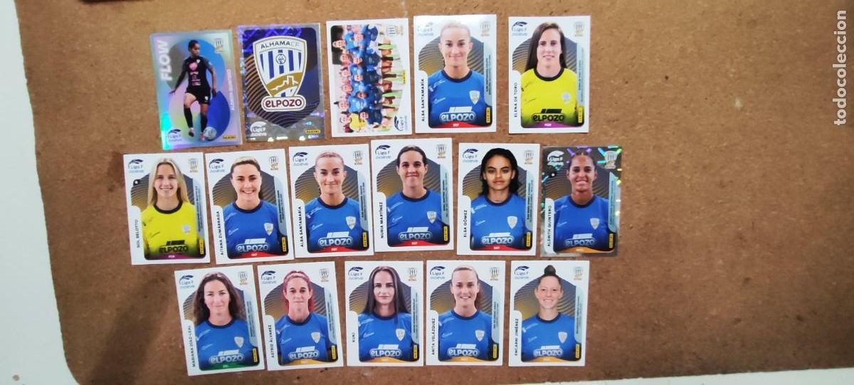 Football Stickers: LIGA F MOEVE 25/26 FEMENINA LOTE DE 16 STICKERS DEL ALHAMA # PANINI