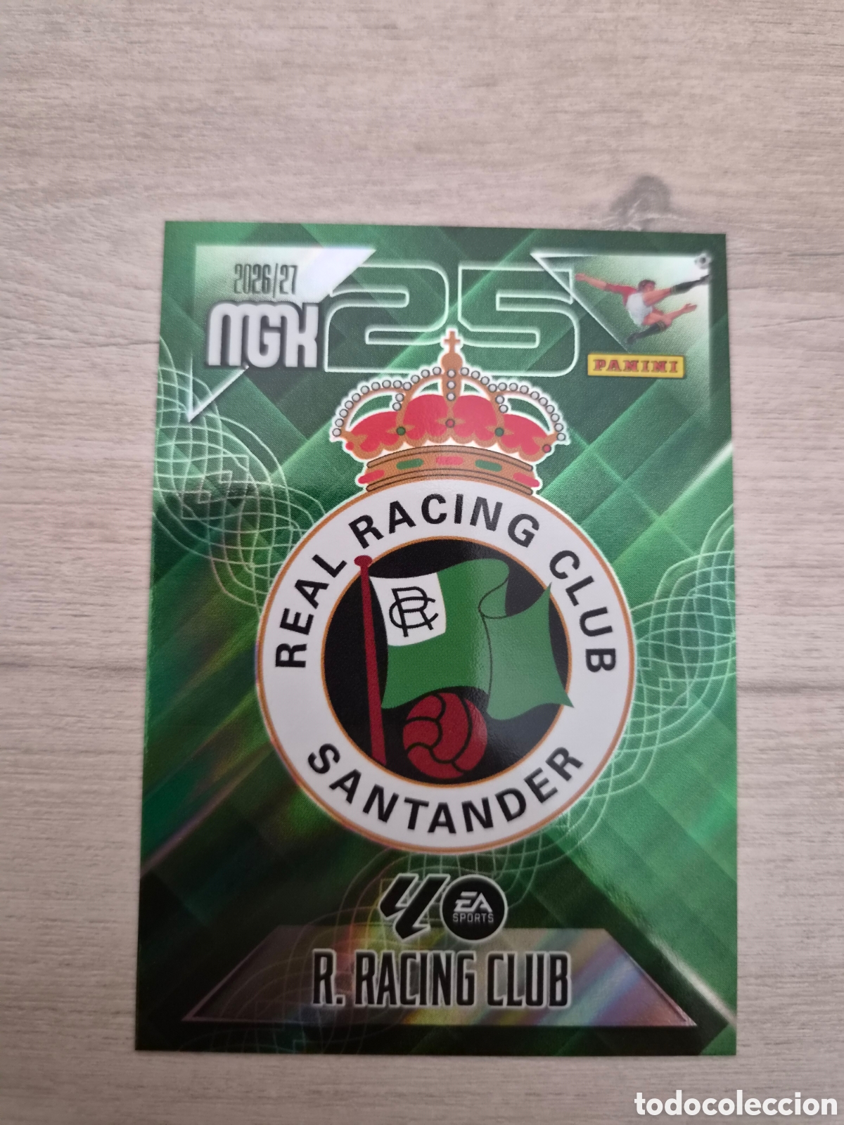Cromos de f&uacute;tbol: N&deg;271 Escudo Racing de Santander Megacracks 25/26