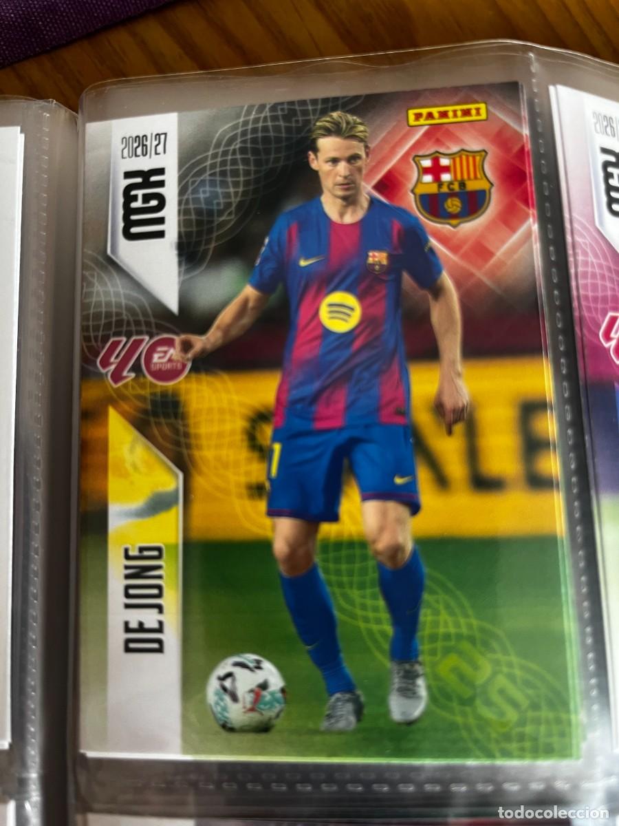 Cromos de f&uacute;tbol: MEGACRACKS MGK 2026 2027 26 27 PANINI N&ordm; 82 DE JONG FC BARCELONA