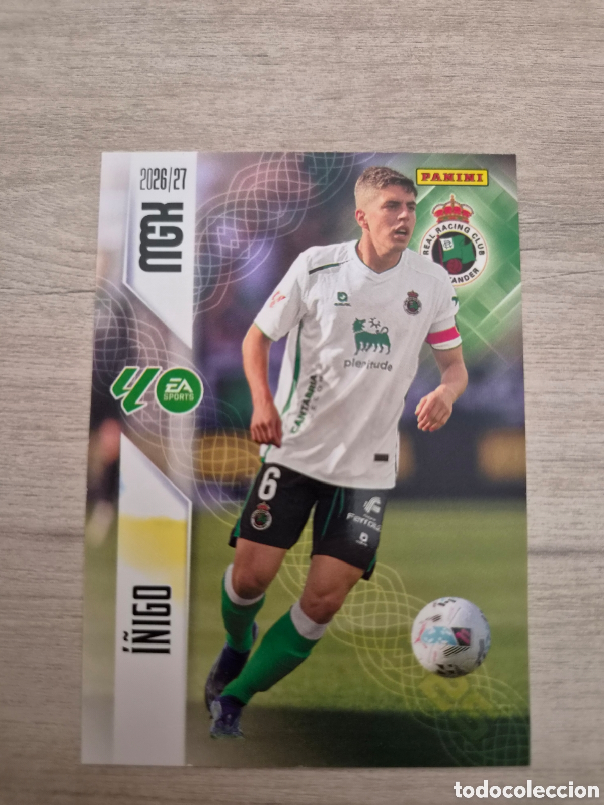 Cromos de f&uacute;tbol: N&deg;282 Racing de Santander I&ntilde;igo Megacracks 26/27