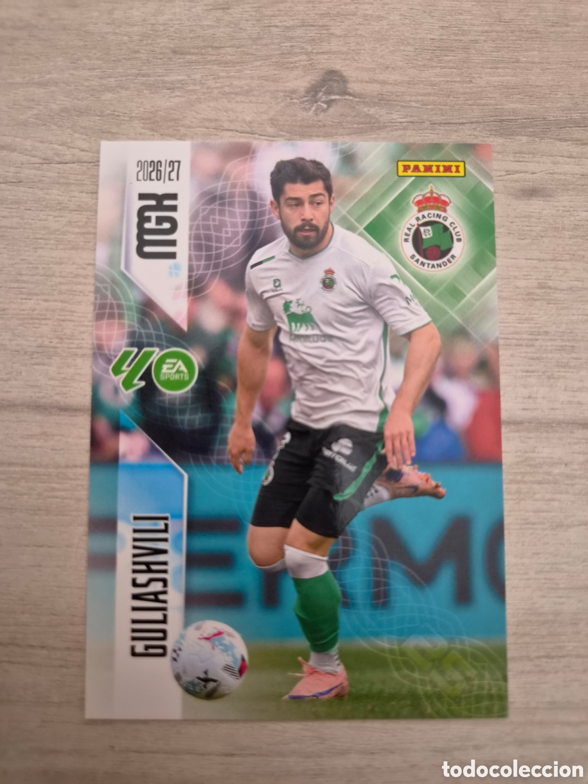 Cromos de f&uacute;tbol: N&deg;286 Racing de Santander Guliashvili Megacracks 26/27