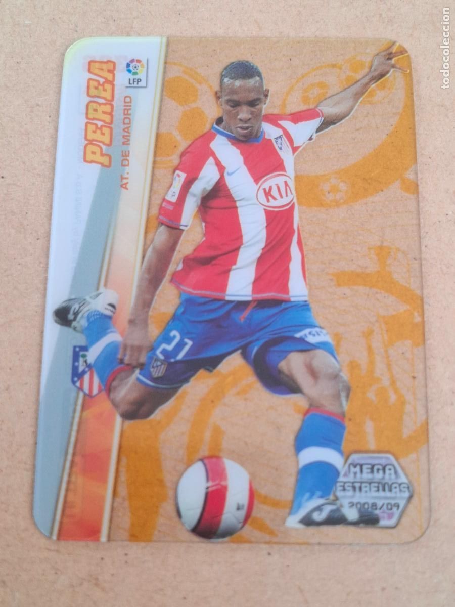 Cromos de f&uacute;tbol: MEGACRACKS 2008 2009 08 09 - PANINI - 366 PEREA ( ULTRA CARD ) - AT. MADRID