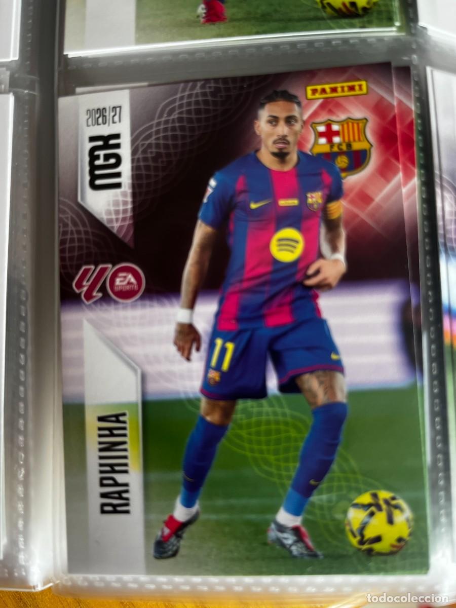Cromos de f&uacute;tbol: MEGACRACKS MGK 2026 2027 26 27 PANINI N&ordm; 88 RAPHINHA FC BARCELONA