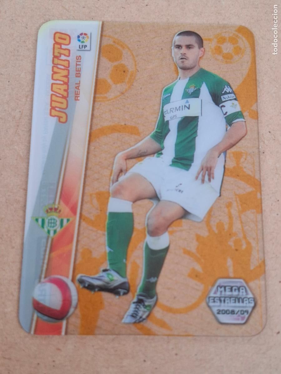 Cromos de f&uacute;tbol: MEGACRACKS 2008 2009 08 09 - PANINI - 369 JUANITO ( ULTRA CARD ) - REAL BETIS