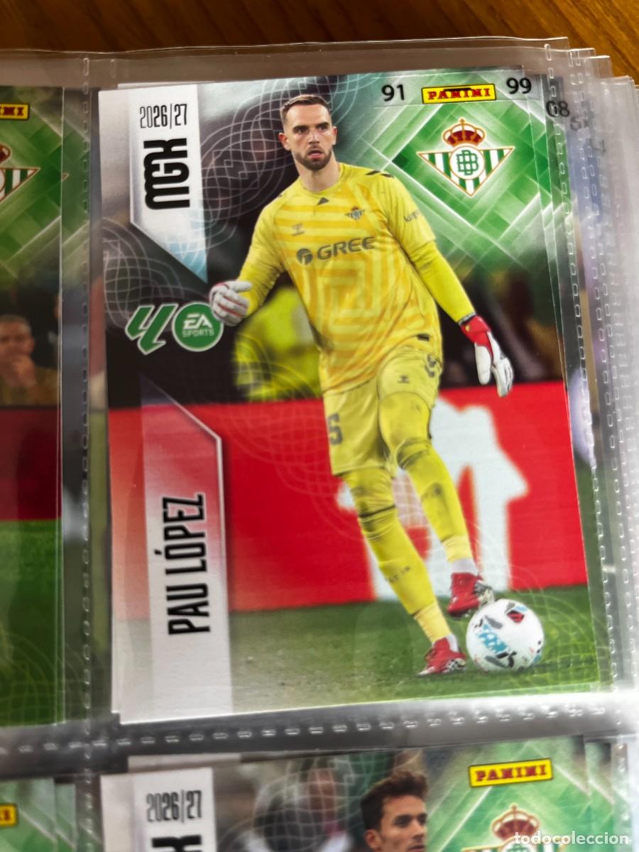 Cromos de f&uacute;tbol: MEGACRACKS MGK 2026 2027 26 27 PANINI N&ordm; 93 PAU LOPEZ BETIS