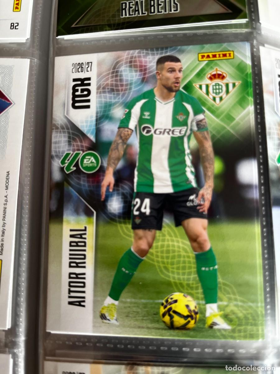 Cromos de f&uacute;tbol: MEGACRACKS MGK 2026 2027 26 27 PANINI N&ordm; 94 AITOR RUBIAL BETIS