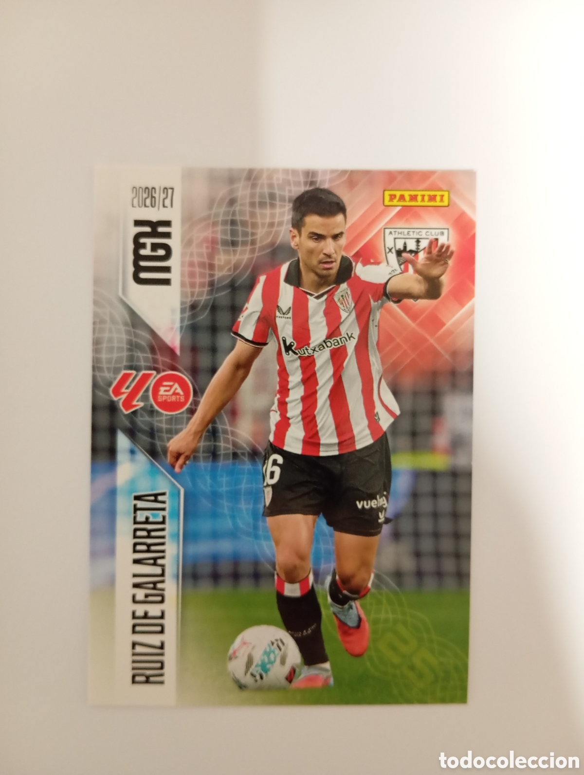 Cromos de f&uacute;tbol: 45 RUIZ DE LA GALARRETA PANINI MEGACRACKS 26 27