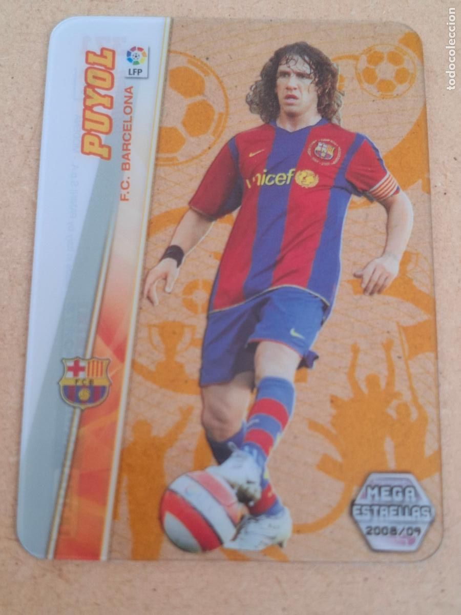 Cromos de f&uacute;tbol: MEGACRACKS 2008 2009 08 09 - PANINI - 371 PUYOL ( ULTRA CARD ) - FC. BARCELONA