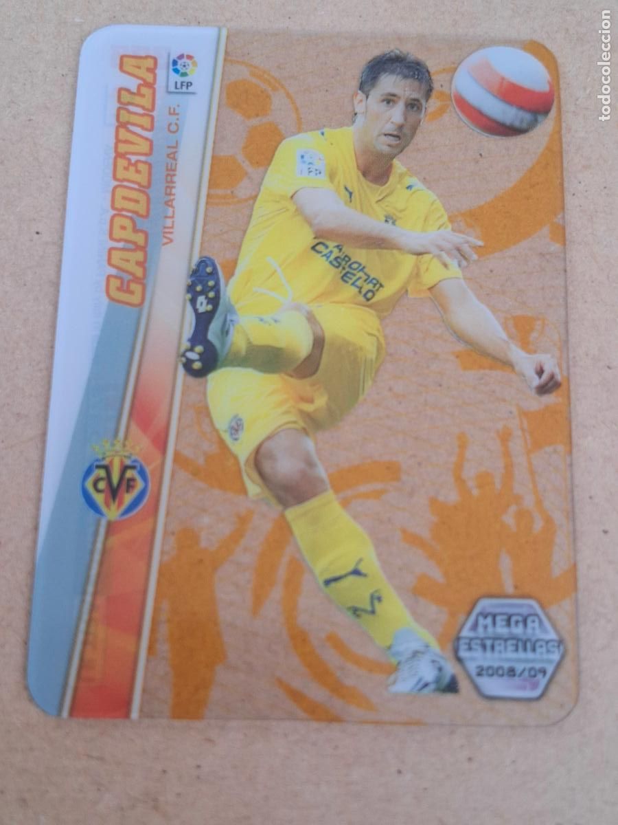 Cromos de f&uacute;tbol: MEGACRACKS 2008 2009 08 09 - PANINI - 373 CAPDEVILA ( ULTRA CARD ) - VILLARREAL CF