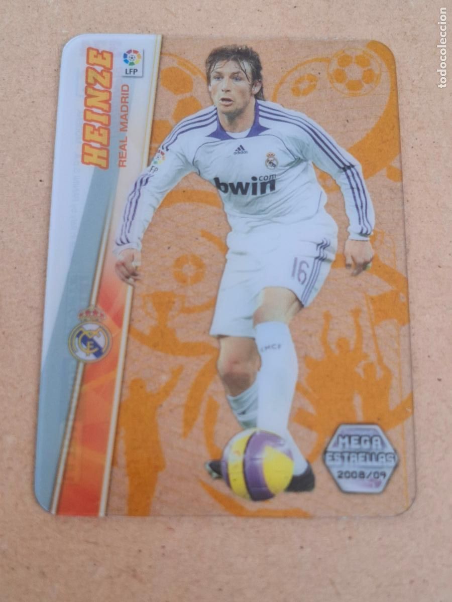 Cromos de f&uacute;tbol: MEGACRACKS 2008 2009 08 09 - PANINI - 374 HEINZE ( ULTRA CARD ) - REAL MADRID