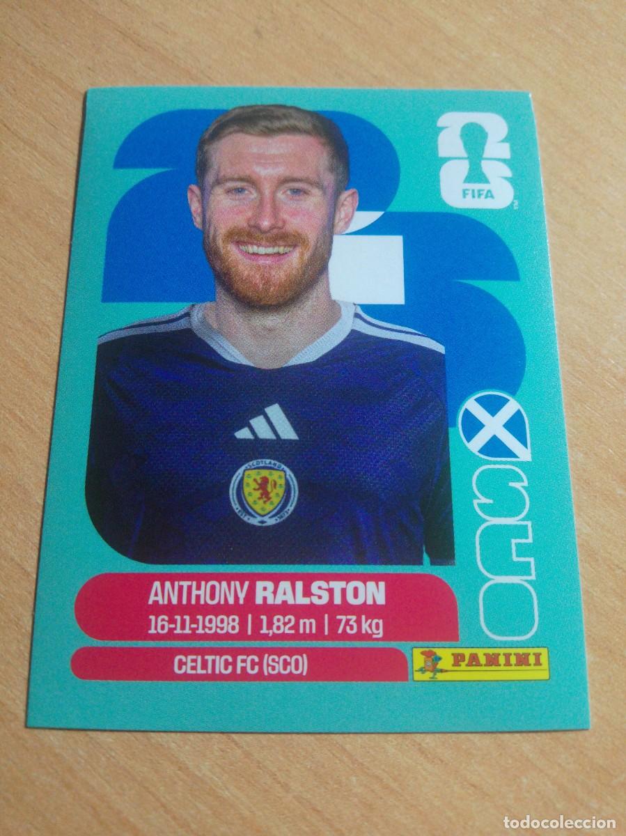 Cromos de f&uacute;tbol: SCO 9 ANTHONY RALSTON ESCOCIA MUNDIAL FIFA WORLD CUP 2026 26 PANINI STICKERS NUEVO