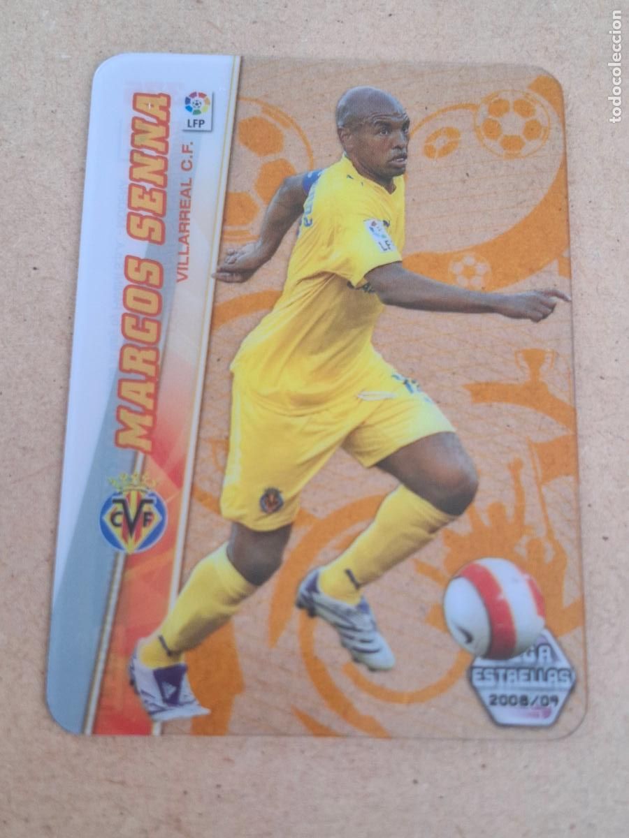 Cromos de f&uacute;tbol: MEGACRACKS 2008 2009 08 09 - PANINI - 375 MARCOS SENNA ( ULTRA CARD ) - VILLARREAL CF