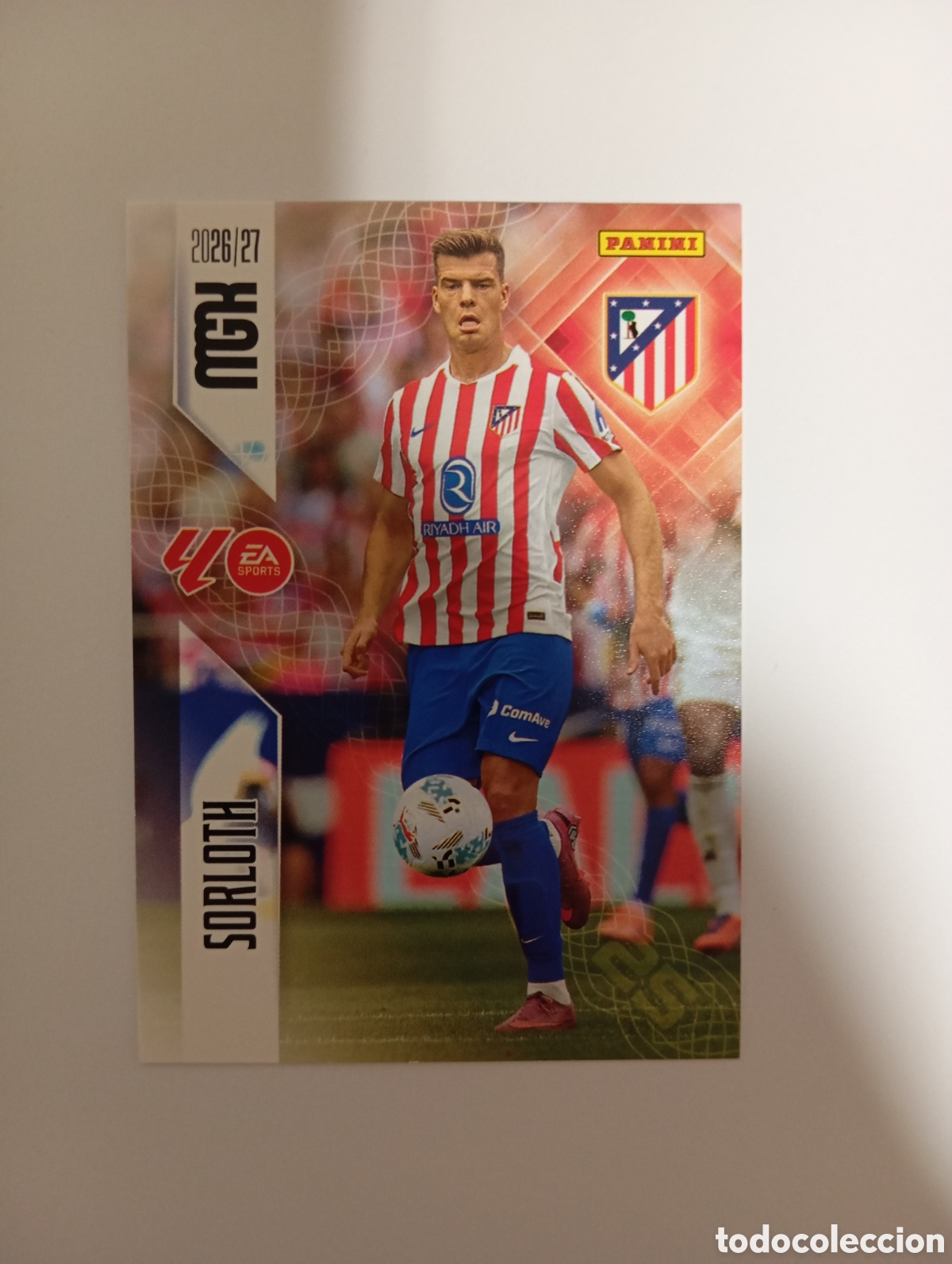 Cromos de f&uacute;tbol: 72 SORLOTH PANINI MEGACRACKS 26 27