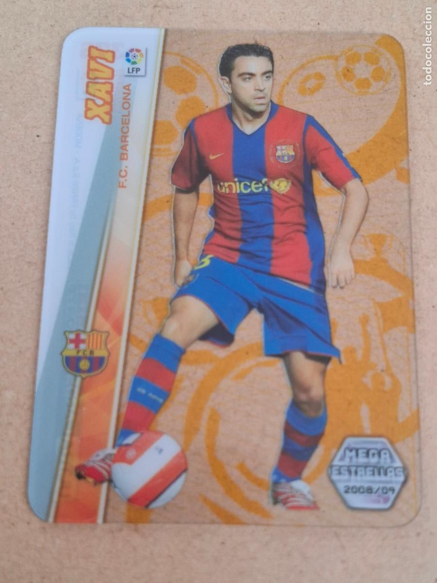 Cromos de f&uacute;tbol: MEGACRACKS 2008 2009 08 09 - PANINI - 376 XAVI ( ULTRA CARD ) - FC. BARCELONA