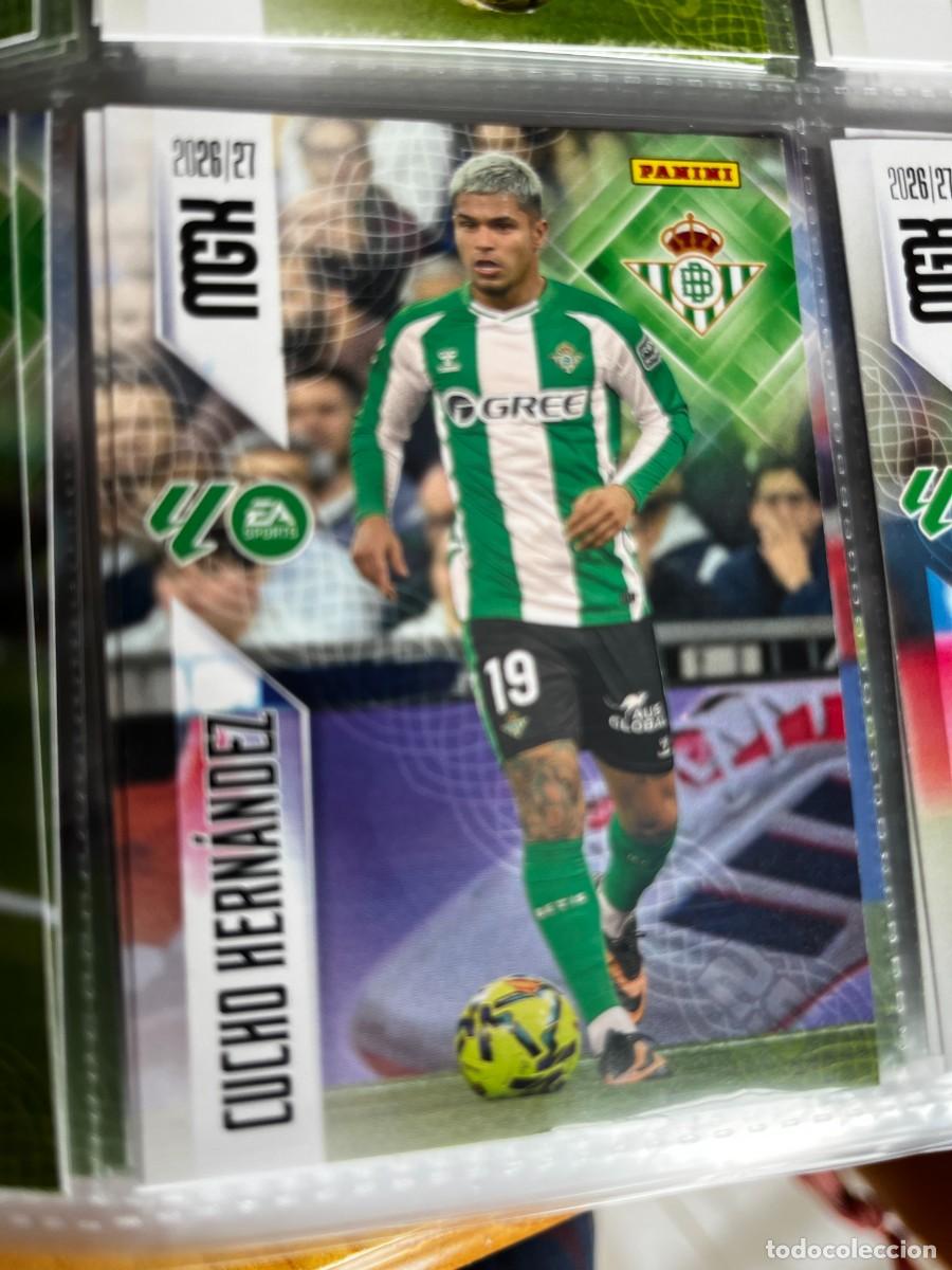 Cromos de f&uacute;tbol: MEGACRACKS MGK 2026 2027 26 27 PANINI N&ordm; 107 CUCHO HERNANDEZ BETIS